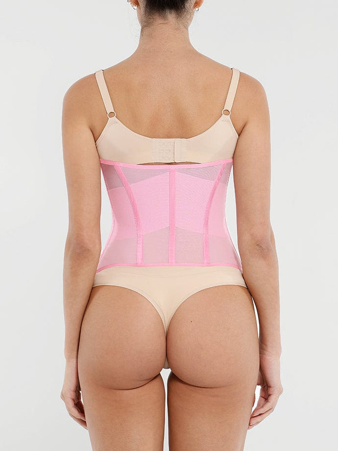 Breathable Mesh 7 Steel Boned Waist Trainer for Hourglass Shape
