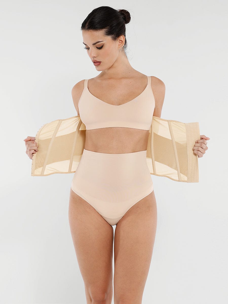 Breathable Mesh 7 Steel Boned Waist Trainer for Hourglass Shape