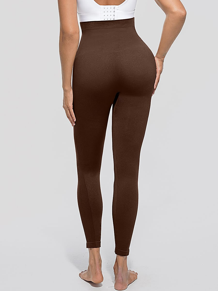 High-Waisted Seamless Shaping Leggings with Anti-Slip Waistband