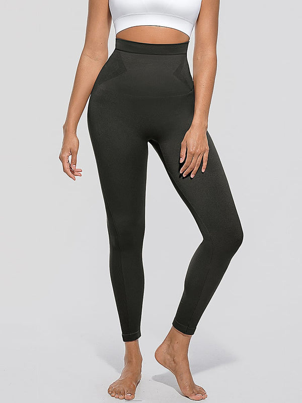 High-Waisted Seamless Shaping Leggings with Anti-Slip Waistband
