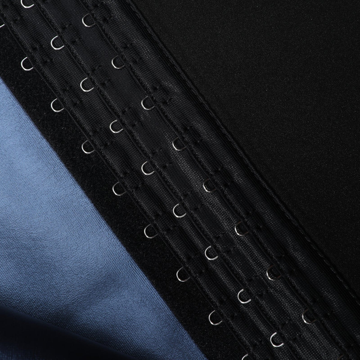 Dark Blue Neoprene Waist Trainer Shorts - High Rise & Sculpting Fit