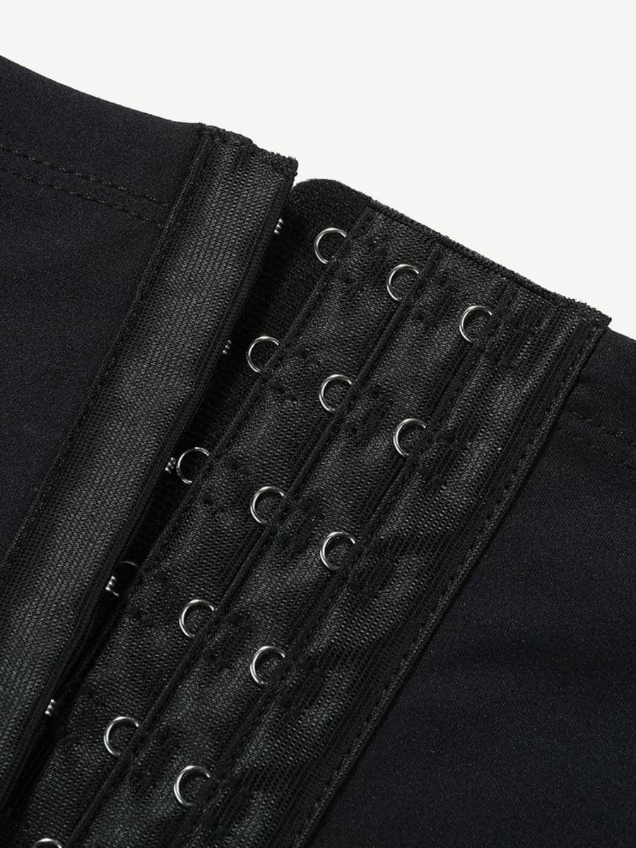 Slim & Sculpt Waist Trainer Leggings with Hook Closure
