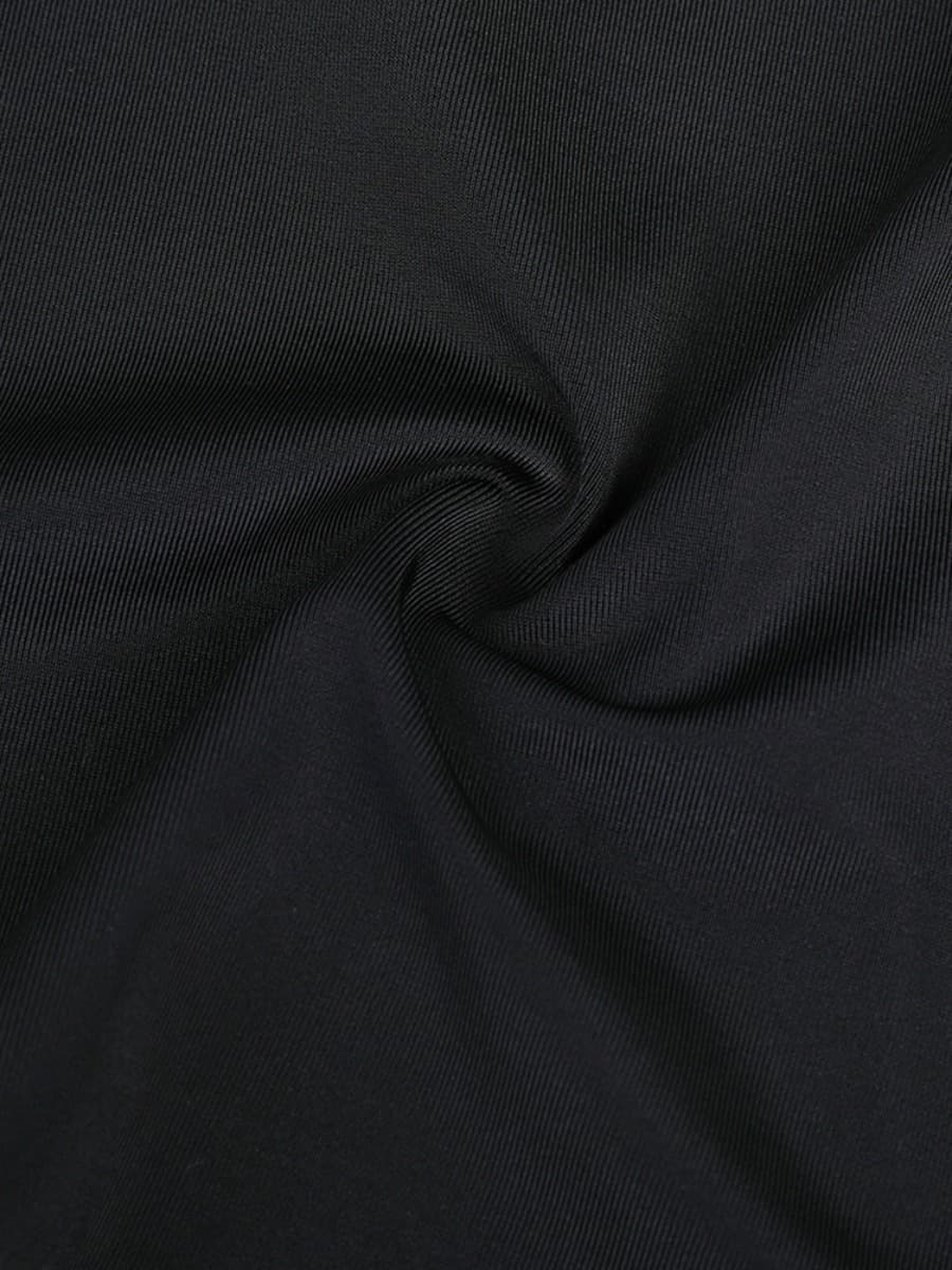 Sculpting High-Rise Neoprene Leggings with Adjustable Hooks - Dark Blue
