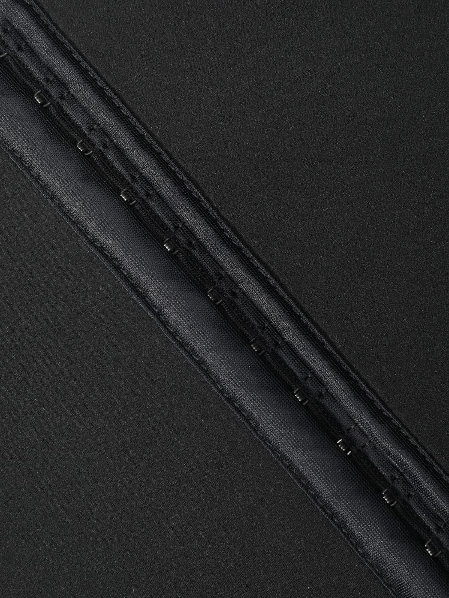 Dark Blue Neoprene Butt-Lifting Leggings with Wide Waistband