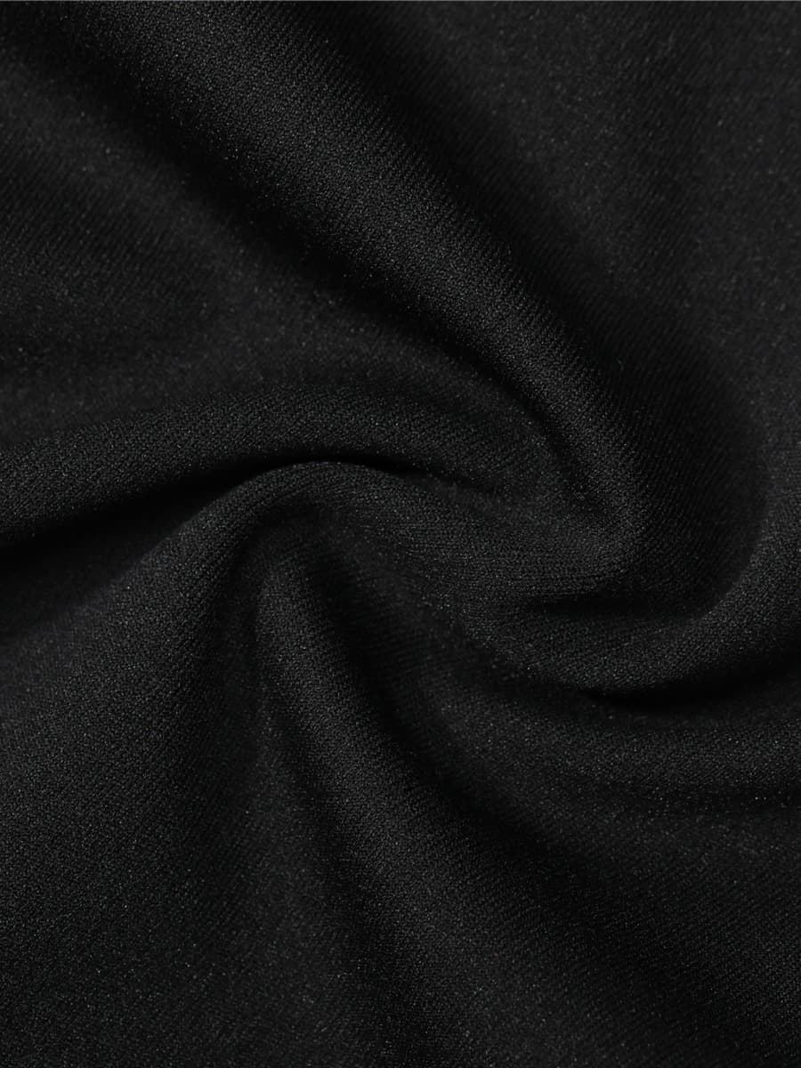 Dark Blue Neoprene Butt-Lifting Leggings with Wide Waistband