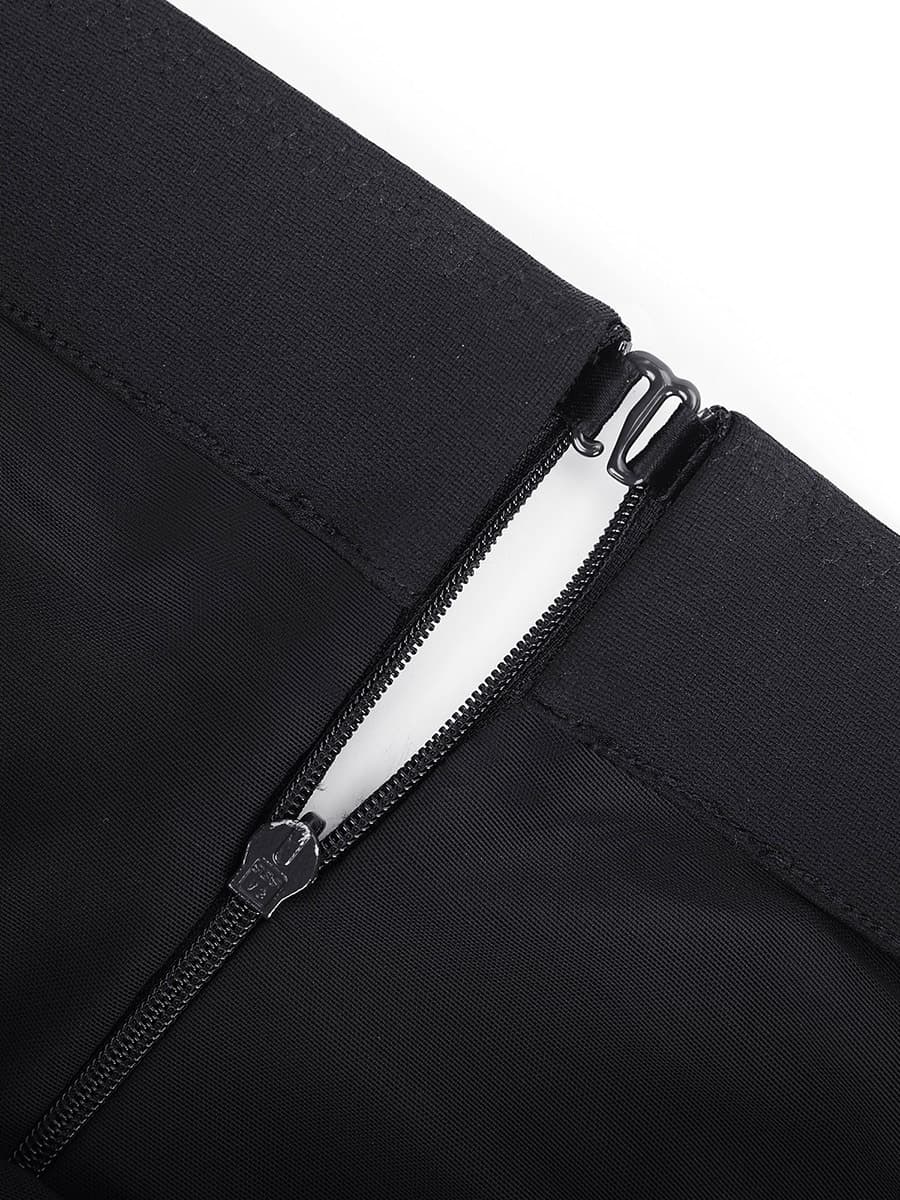 Sleek-Silhouette Pants with Built-in Shaper Shorts