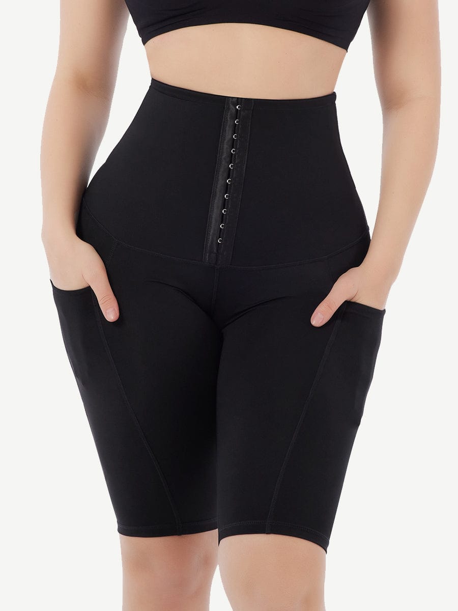 Ultimate Elastic Mesh Shaping Pants with Convenient Pockets