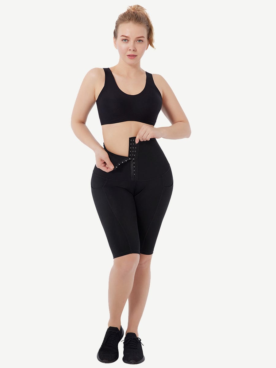 Ultimate Elastic Mesh Shaping Pants with Convenient Pockets
